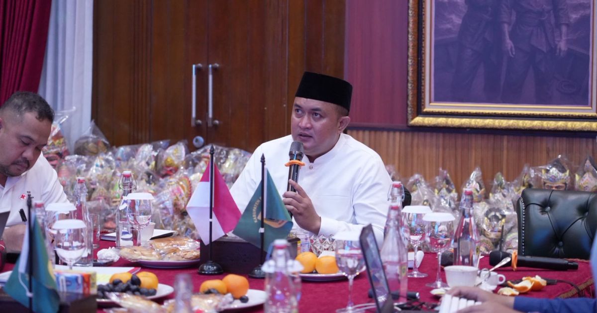 Bupati Rudy Susmanto Perkuat Sinergi dengan PMI Bangun Sistem Kebencanaan Terintegrasi