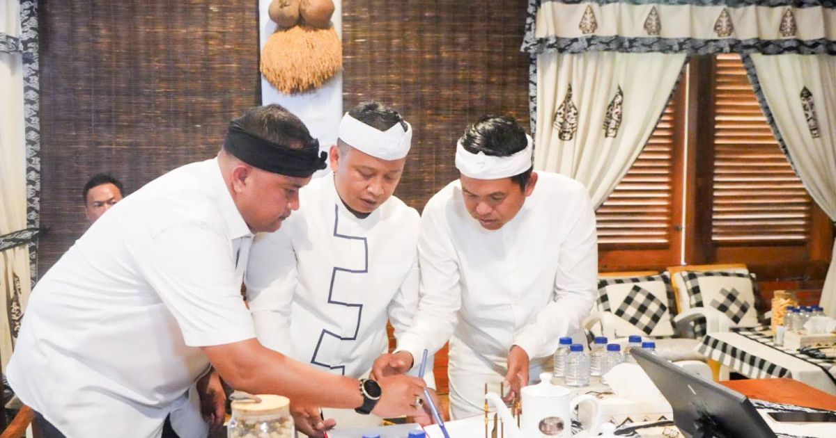 Bupati Bogor Hadiri Rapat Bersama Kepala Daerah se-Jawa Barat dan Teken MoU Pembangunan Underpass Citayam–Bojonggede