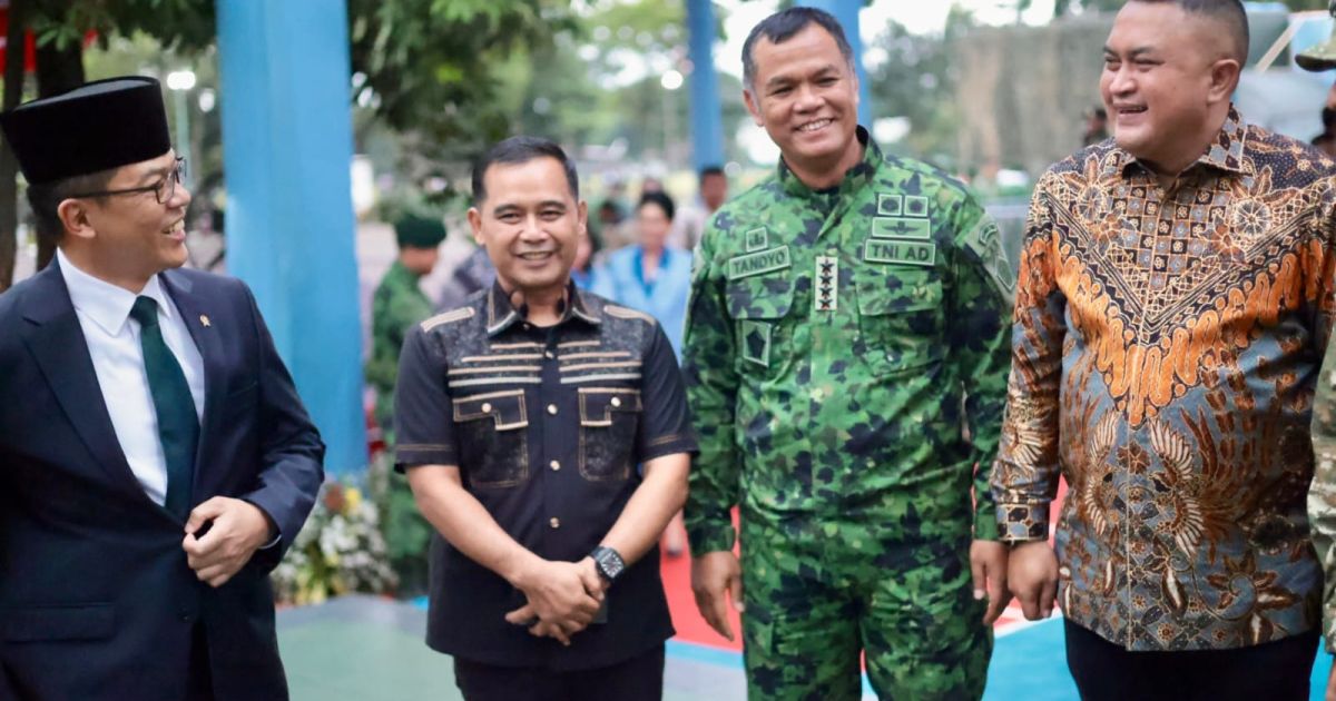Bupati Rudy Susmanto Hadiri Upacara Peringatan HUT Kostrad ke-65 dan Buka Puasa Bersama