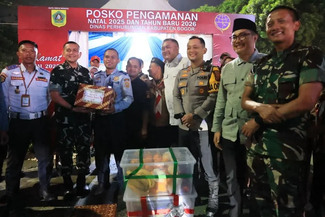 Pastikan Malam Tahun Baru Kondusif, Bupati Bogor Bersama Forkopimda Tinjau Pos Pengamanan dan Car Free Night Malam Tahun Baru 2026