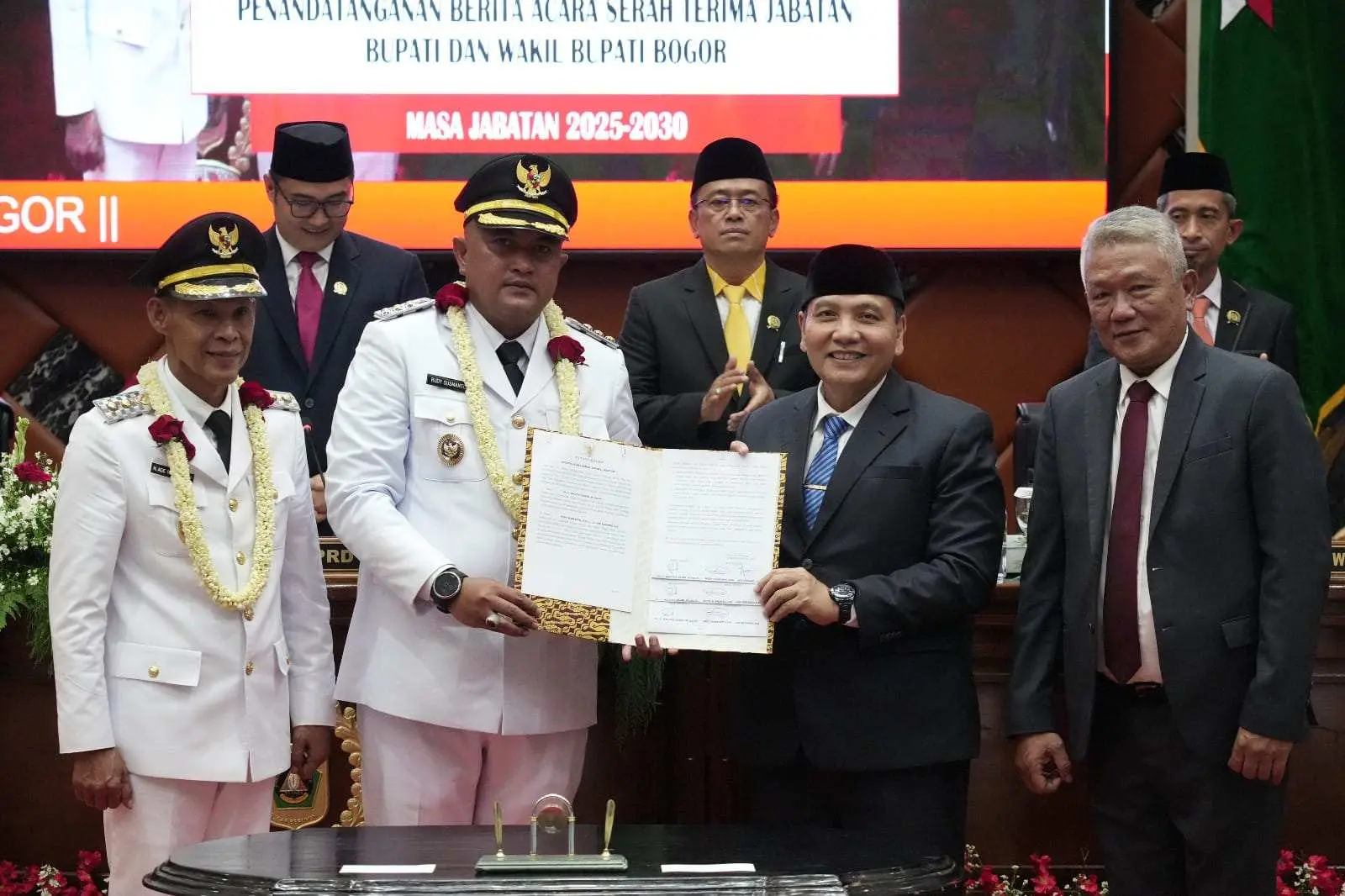 Pidato Perdana Bupati Bogor Rudy Susmanto,Rapat Sidang Paripurna Istimewa DPRD Kabupaten Bogor