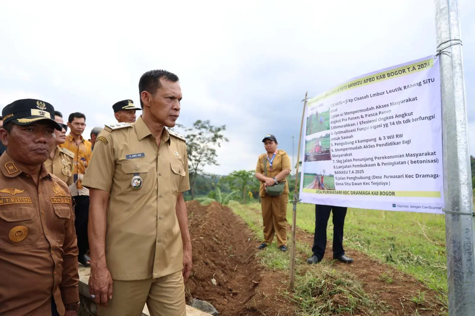 Wakil Bupati Bogor Jaro Ade, Apresiasi Penggunaan Dana Desa untuk Perkuat Ketahanan Pangan di Purwasari