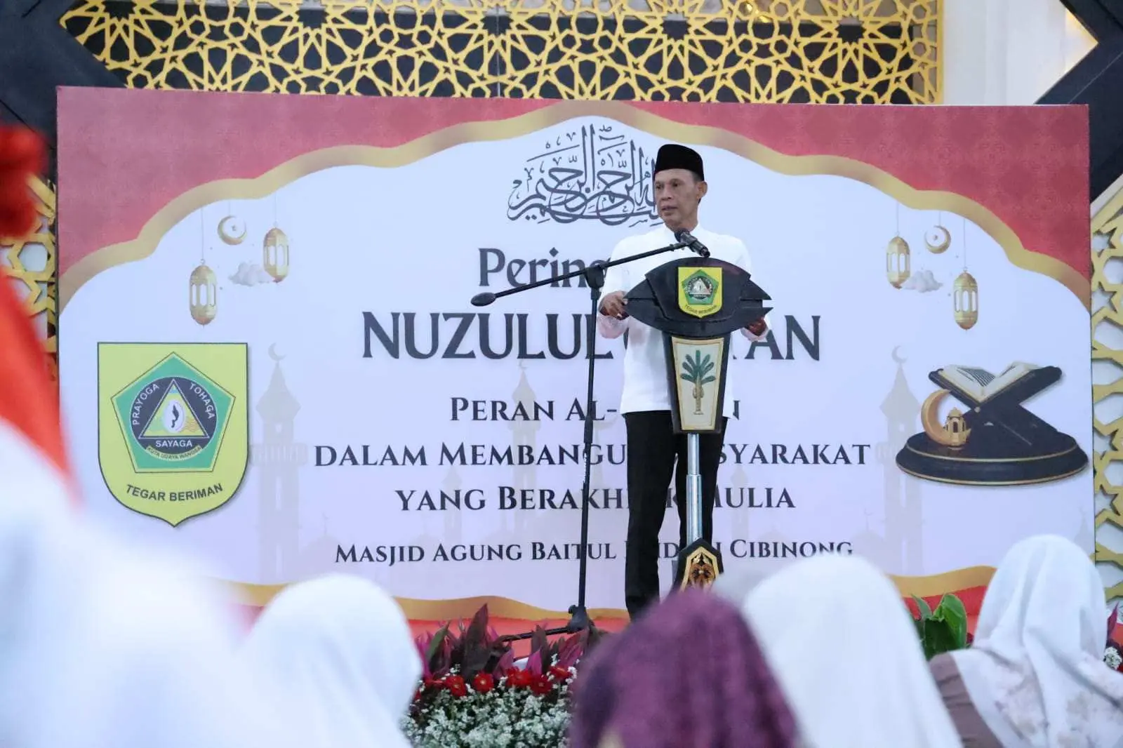 Wakil Bupati Jaro Ade Pimpin Peringatan Nuzulul Qur'an, Tekankan Pentingnya Akhlak