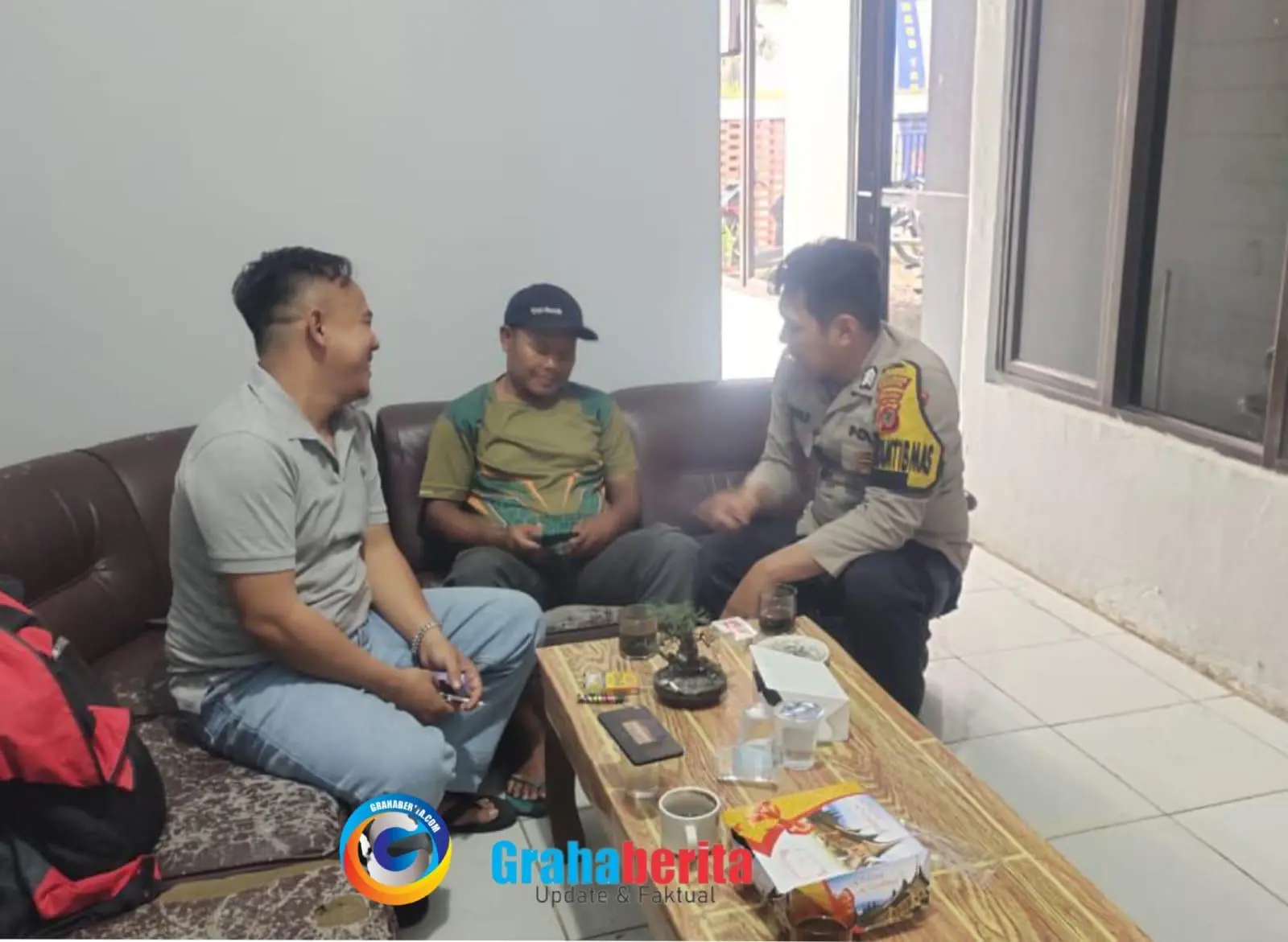 Wujudkan Lingkungan Aman, Polsek Kemang Gencar Laksanakan Sambang dan Imbauan Kamtibmas