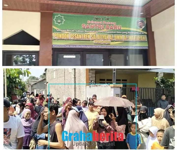 Ratusan Ibu - Ibu Geruduk Ponpes Salafiyah Al - UMM - Warjayani,Minta diTutup Terkait Dugaan Pelecehan Santriwati dan Tidak Berizin 