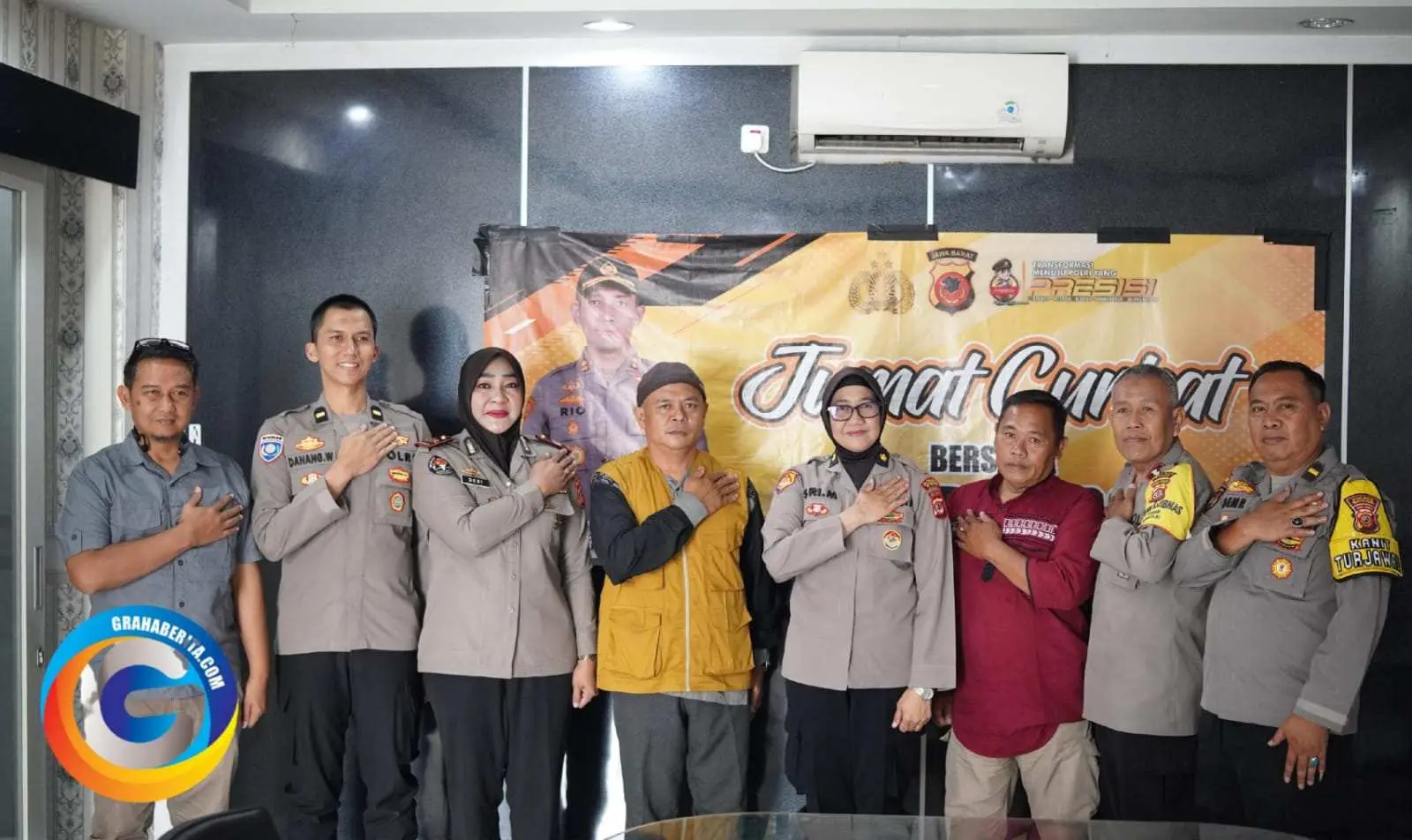 Polres Bogor Gelar Kegiatan Jumat Curhat, Warga Sampaikan Keluhan Soal Tawuran dan Pinjol
