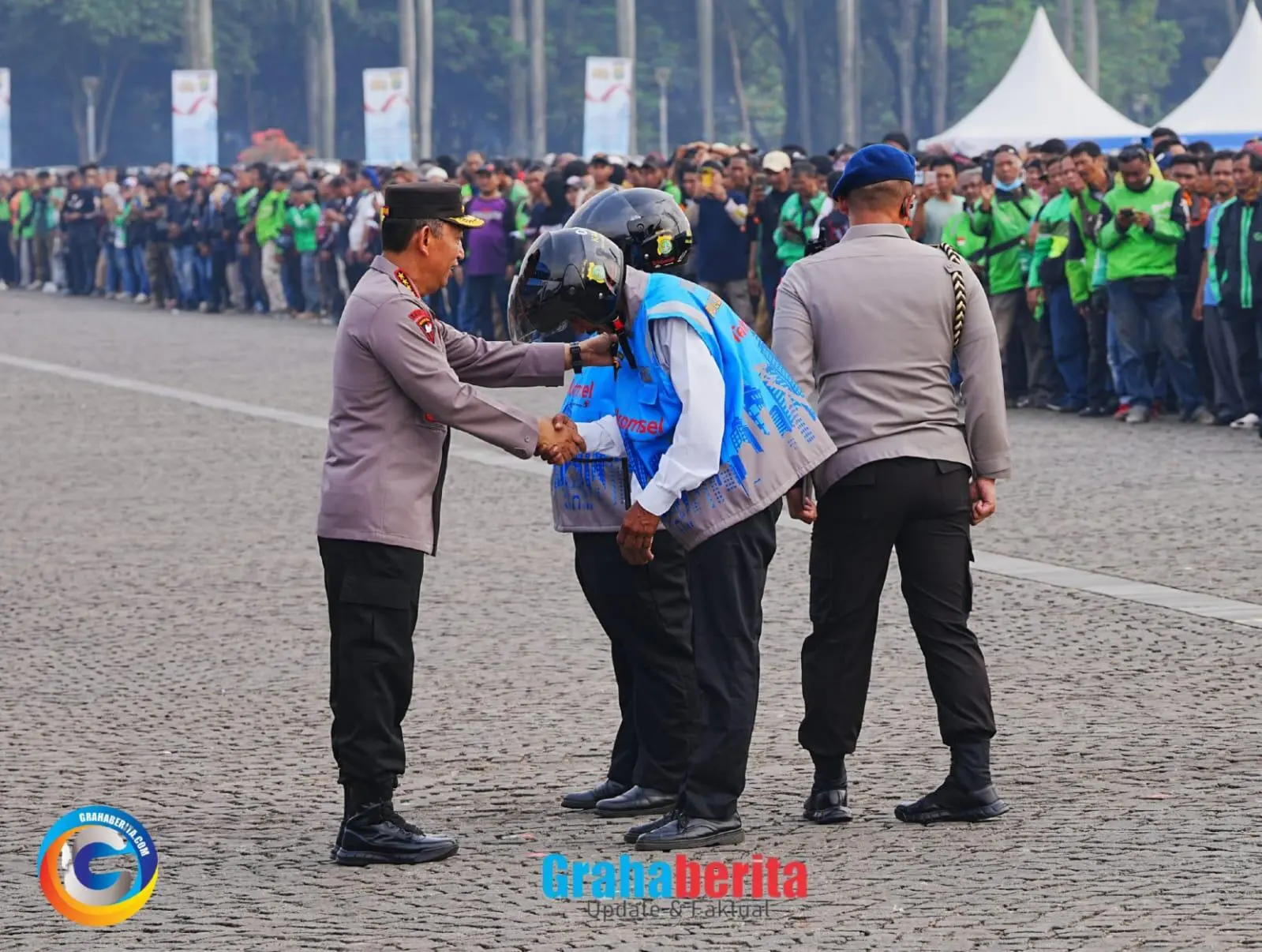 Kapolri Ajak Ojek Online Bersinergi Jaga Kamtibmas