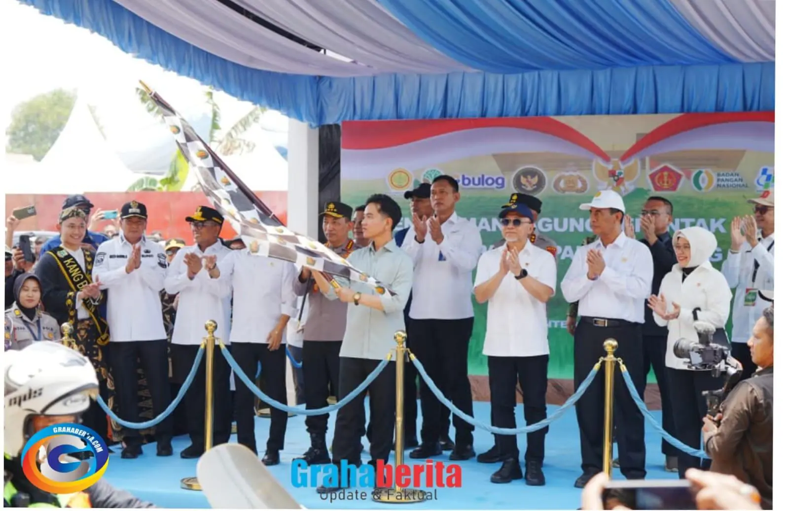 Polda Banten Salurkan 160 Ton Jagung Hasil Panen Jagung Kuartal III Ke Bulog