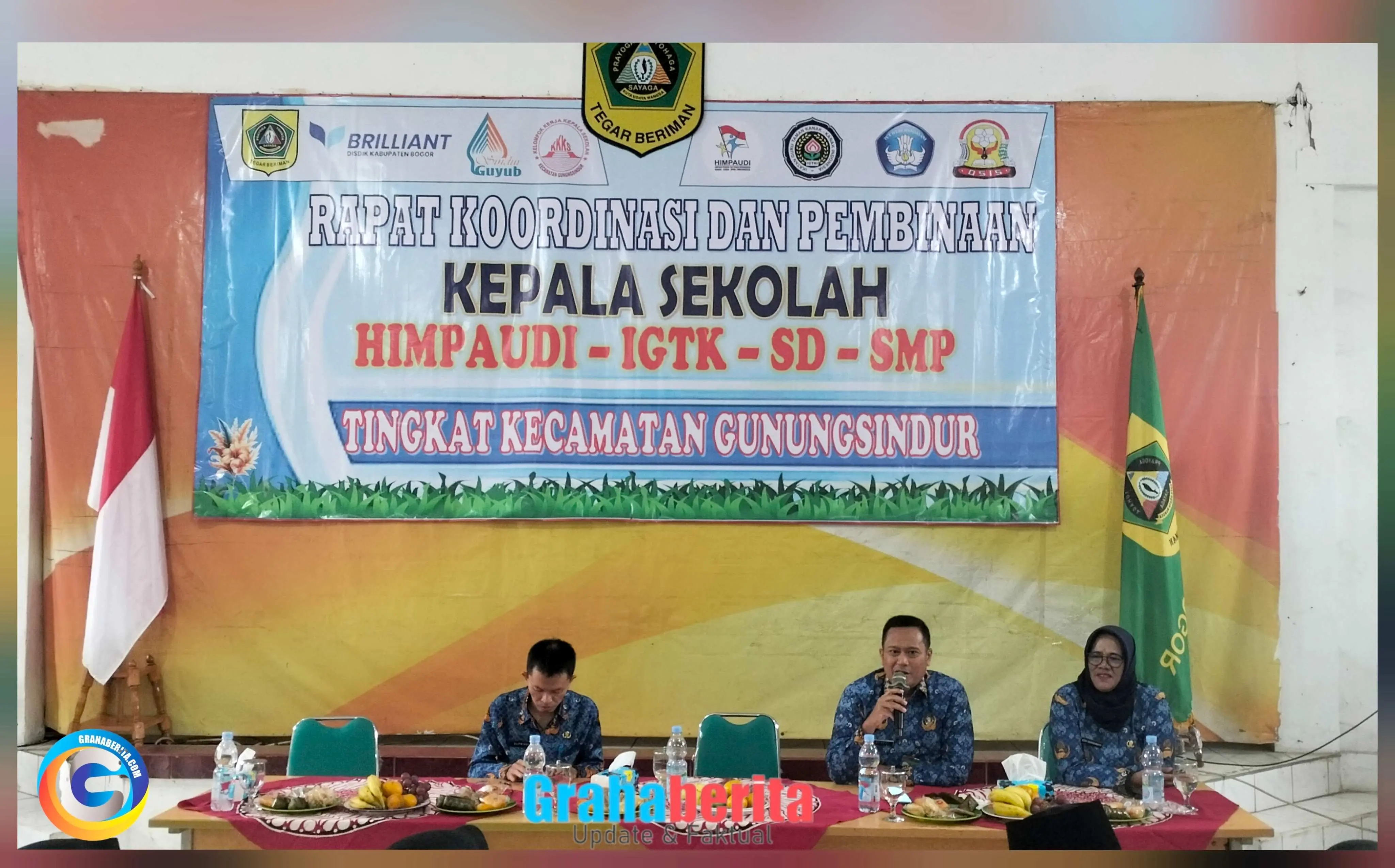 Kecamatan Gunungsindur Gelar Rakor dan Pembinaan Kepala Sekolah, Himpaudi, IGTK, SD dan SMP