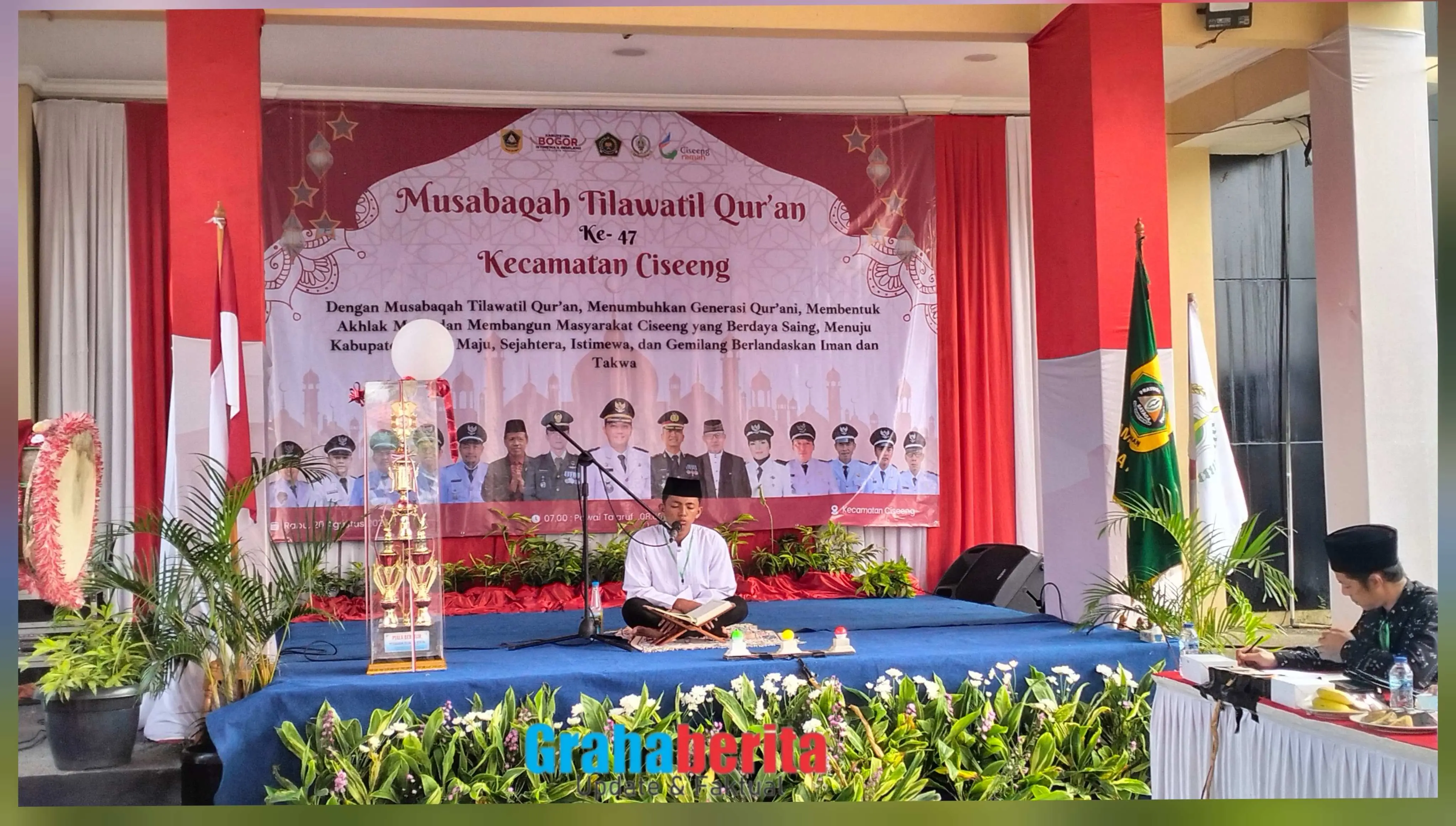 MTQ ke -47 Tingkat Kecamatan Ciseeng, Tumbuhkan Generasi Qur'ani Berlandaskan Iman dan Taqwa 